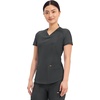 image:imageCherokee Scrub Top Women VNeck Classic Fit 2 Pocket Form Medical ScrubsBlack