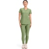 image:imageCherokee Scrub Top Women VNeck Classic Fit 2 Pocket Form Medical ScrubsBright Sage