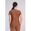 image:imageCherokee Scrub Top Women VNeck Classic Fit 2 Pocket Form Medical ScrubsCaffe Mocha