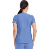image:imageCherokee Scrub Top Women VNeck Classic Fit 2 Pocket Form Medical ScrubsCiel Blue