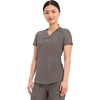 image:imageCherokee Scrub Top Women VNeck Classic Fit 2 Pocket Form Medical ScrubsIron
