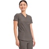 image:imageCherokee Scrub Top Women VNeck Classic Fit 2 Pocket Form Medical ScrubsIron