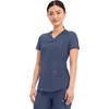 image:imageCherokee Scrub Top Women VNeck Classic Fit 2 Pocket Form Medical ScrubsNavy