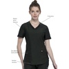 image:imageCherokee Scrub Top Women VNeck Classic Fit 2 Pocket Form Medical ScrubsOlive Branch