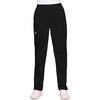image:imageCherokee Scrubs for Women Cargo Pant Natural Rise Tapered PullOn Bottom with 4 Pockets  Fade Resistant Fabric  4200Black