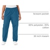 image:imageCherokee Scrubs for Women Cargo Pant Natural Rise Tapered PullOn Bottom with 4 Pockets  Fade Resistant Fabric  4200Caribbean Blue