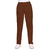 image:imageCherokee Scrubs for Women Cargo Pant Natural Rise Tapered PullOn Bottom with 4 Pockets  Fade Resistant Fabric  4200Chocolate