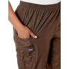 image:imageCherokee Scrubs for Women Cargo Pant Natural Rise Tapered PullOn Bottom with 4 Pockets  Fade Resistant Fabric  4200Chocolate