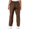 image:imageCherokee Scrubs for Women Cargo Pant Natural Rise Tapered PullOn Bottom with 4 Pockets  Fade Resistant Fabric  4200Chocolate
