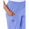 image:imageCherokee Scrubs for Women Cargo Pant Natural Rise Tapered PullOn Bottom with 4 Pockets  Fade Resistant Fabric  4200Ciel