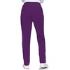 image:imageCherokee Scrubs for Women Cargo Pant Natural Rise Tapered PullOn Bottom with 4 Pockets  Fade Resistant Fabric  4200Eggplant