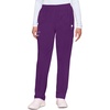 image:imageCherokee Scrubs for Women Cargo Pant Natural Rise Tapered PullOn Bottom with 4 Pockets  Fade Resistant Fabric  4200Eggplant