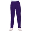 image:imageCherokee Scrubs for Women Cargo Pant Natural Rise Tapered PullOn Bottom with 4 Pockets  Fade Resistant Fabric  4200Grape