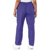 image:imageCherokee Scrubs for Women Cargo Pant Natural Rise Tapered PullOn Bottom with 4 Pockets  Fade Resistant Fabric  4200Grape