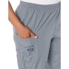 image:imageCherokee Scrubs for Women Cargo Pant Natural Rise Tapered PullOn Bottom with 4 Pockets  Fade Resistant Fabric  4200Grey