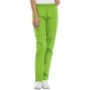 image:imageCherokee Scrubs for Women Cargo Pant Natural Rise Tapered PullOn Bottom with 4 Pockets  Fade Resistant Fabric  4200Lime Green