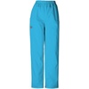 image:imageCherokee Scrubs for Women Cargo Pant Natural Rise Tapered PullOn Bottom with 4 Pockets  Fade Resistant Fabric  4200Maliblue