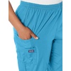 image:imageCherokee Scrubs for Women Cargo Pant Natural Rise Tapered PullOn Bottom with 4 Pockets  Fade Resistant Fabric  4200Maliblue