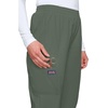 image:imageCherokee Scrubs for Women Cargo Pant Natural Rise Tapered PullOn Bottom with 4 Pockets  Fade Resistant Fabric  4200Olive