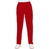 image:imageCherokee Scrubs for Women Cargo Pant Natural Rise Tapered PullOn Bottom with 4 Pockets  Fade Resistant Fabric  4200Red