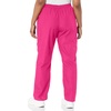 image:imageCherokee Scrubs for Women Cargo Pant Natural Rise Tapered PullOn Bottom with 4 Pockets  Fade Resistant Fabric  4200Shocking Pink