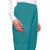 image:imageCherokee Scrubs for Women Cargo Pant Natural Rise Tapered PullOn Bottom with 4 Pockets  Fade Resistant Fabric  4200Teal Blue