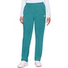 image:imageCherokee Scrubs for Women Cargo Pant Natural Rise Tapered PullOn Bottom with 4 Pockets  Fade Resistant Fabric  4200Teal Blue