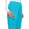 image:imageCherokee Scrubs for Women Cargo Pant Natural Rise Tapered PullOn Bottom with 4 Pockets  Fade Resistant Fabric  4200Turquoise