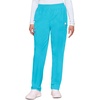 image:imageCherokee Scrubs for Women Cargo Pant Natural Rise Tapered PullOn Bottom with 4 Pockets  Fade Resistant Fabric  4200Turquoise