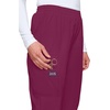 image:imageCherokee Scrubs for Women Cargo Pant Natural Rise Tapered PullOn Bottom with 4 Pockets  Fade Resistant Fabric  4200Wine