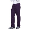 image:imageCherokee Unisex Scrub Pants for Men amp Women Drawstring Cargo Medical Uniform Straight Leg Nursing Scrub Bottoms  4100Eggplant