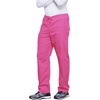 image:imageCherokee Unisex Scrub Pants for Men amp Women Drawstring Cargo Medical Uniform Straight Leg Nursing Scrub Bottoms  4100Shocking Pink