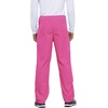 image:imageCherokee Unisex Scrub Pants for Men amp Women Drawstring Cargo Medical Uniform Straight Leg Nursing Scrub Bottoms  4100Shocking Pink