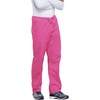 image:imageCherokee Unisex Scrub Pants for Men amp Women Drawstring Cargo Medical Uniform Straight Leg Nursing Scrub Bottoms  4100Shocking Pink