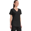 image:imageCherokee WW Core Stretch Scrub Tops Women VNeck 3 PocketsBlack