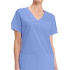 image:imageCherokee WW Core Stretch Scrub Tops Women VNeck 3 PocketsCiel