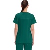 image:imageCherokee WW Core Stretch Scrub Tops Women VNeck 3 PocketsHunter Green