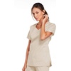 image:imageCherokee WW Core Stretch Scrub Tops Women VNeck 3 PocketsKhaki