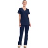 image:imageCherokee WW Core Stretch Scrub Tops Women VNeck 3 PocketsNavy