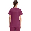 image:imageCherokee WW Core Stretch Scrub Tops Women VNeck 3 PocketsWine