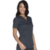 image:imageCherokee WW Core Stretch Womens Scrubs Top VNeck 2 Way Medical Scrub TopPewter