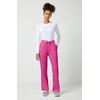 image:imageCherokee WW Originals Scrub Pants for Women Flare Leg 3 PocketsShocking Pink