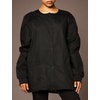 image:imageCherokee WW Originals Scrubs Jacket for Women Snap Front 3 PocketsBlack