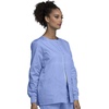 image:imageCherokee WW Originals Scrubs Jacket for Women Snap Front 3 PocketsCiel