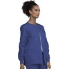 image:imageCherokee WW Originals Scrubs Jacket for Women Snap Front 3 PocketsGalaxy Blue