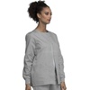image:imageCherokee WW Originals Scrubs Jacket for Women Snap Front 3 PocketsGrey