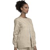 image:imageCherokee WW Originals Scrubs Jacket for Women Snap Front 3 PocketsKhaki