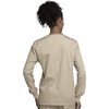 image:imageCherokee WW Originals Scrubs Jacket for Women Snap Front 3 PocketsKhaki