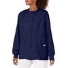 image:imageCherokee WW Originals Scrubs Jacket for Women Snap Front 3 PocketsNavy