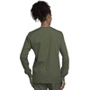 image:imageCherokee WW Originals Scrubs Jacket for Women Snap Front 3 PocketsOlive